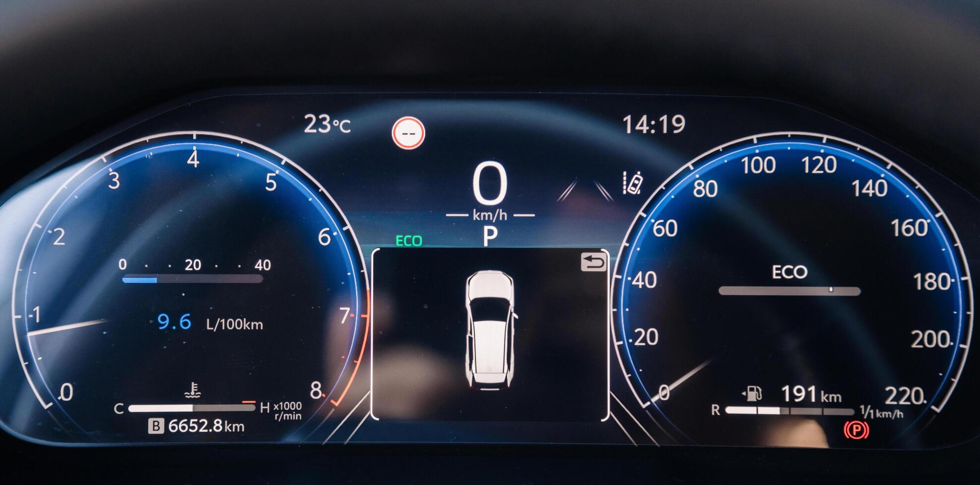 Zaporizhia, Ukraine, 2025 -Car panel, dashboard design element, elegant. photo
