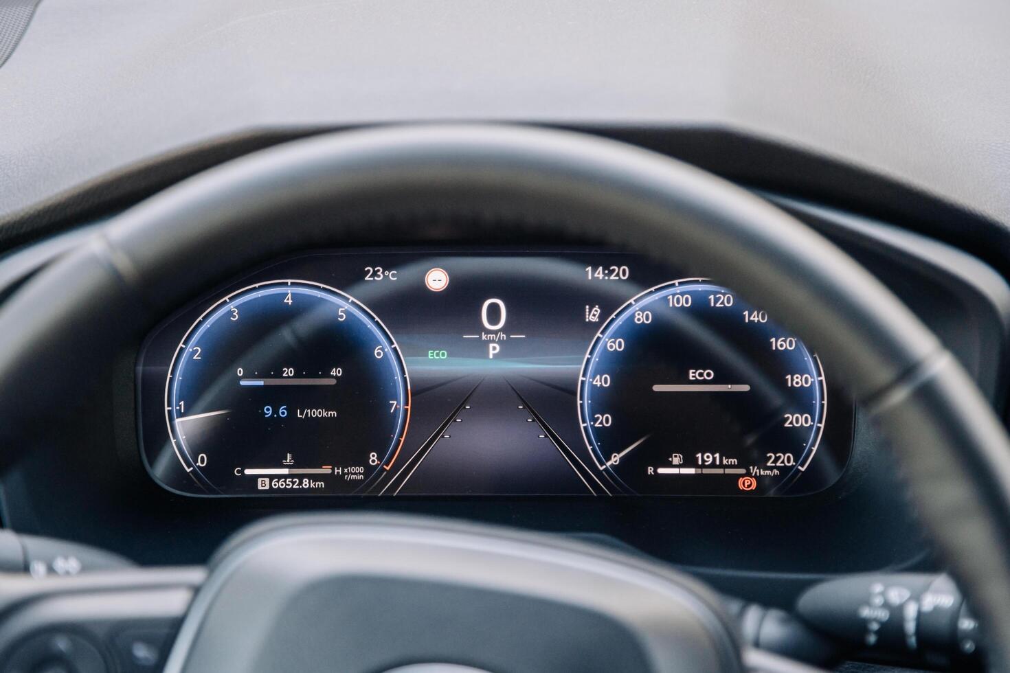 Zaporizhia, Ukraine, 2025 - Car panel, dashboard design element, elegant and simple style photo