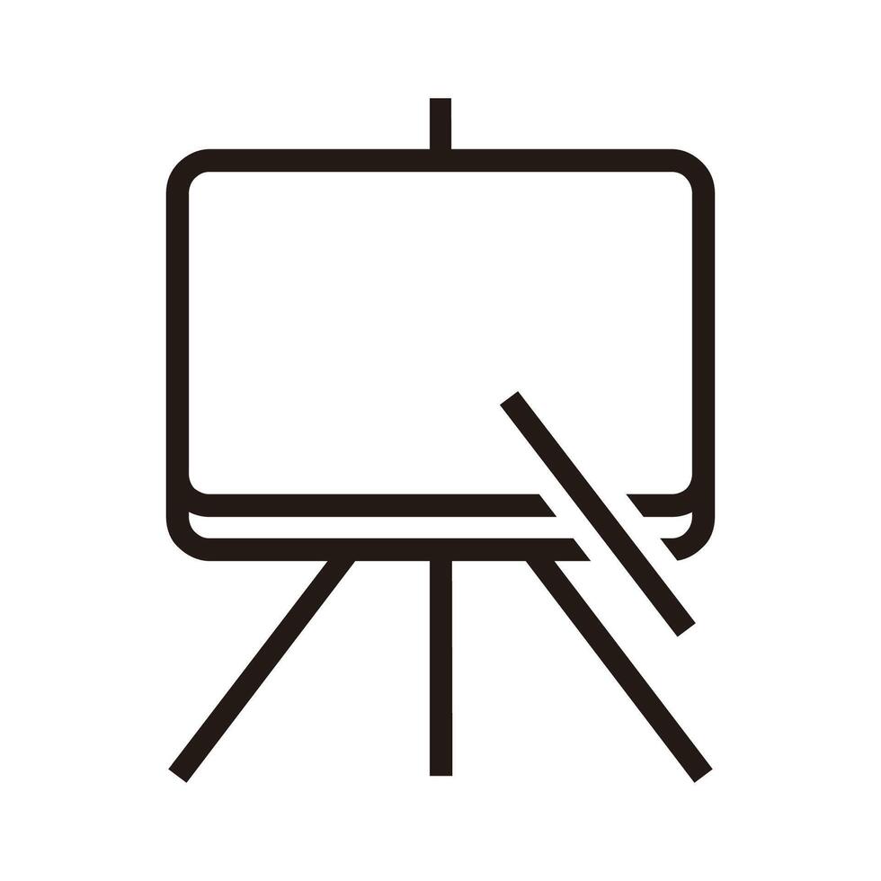 White board of Education and Learning web icons in line style. School, university, textbook, learning. illustration. vector