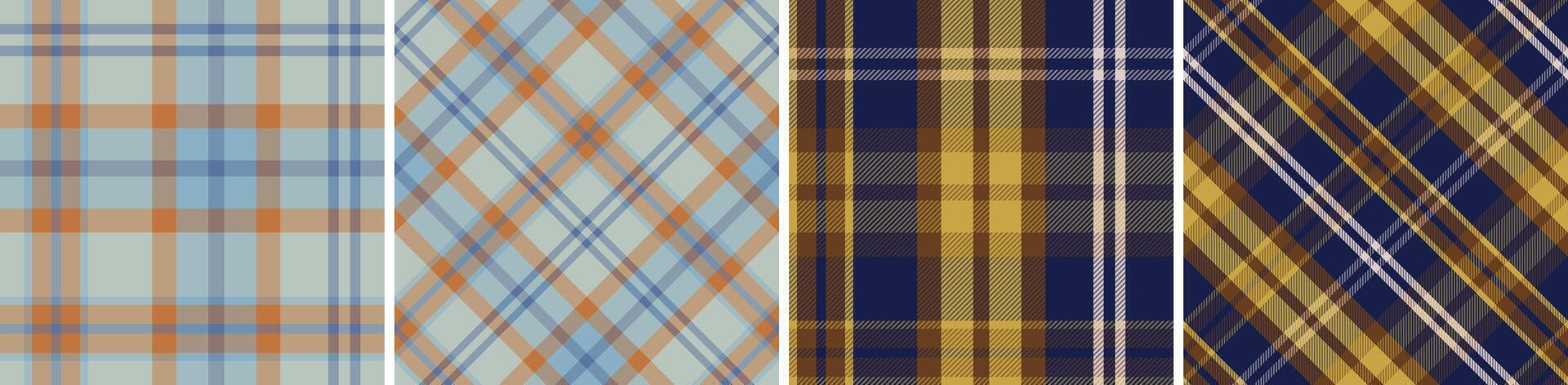 Seamless check pattern or plaidfor dress ,flannel skirt, other modern and fashion print. vector