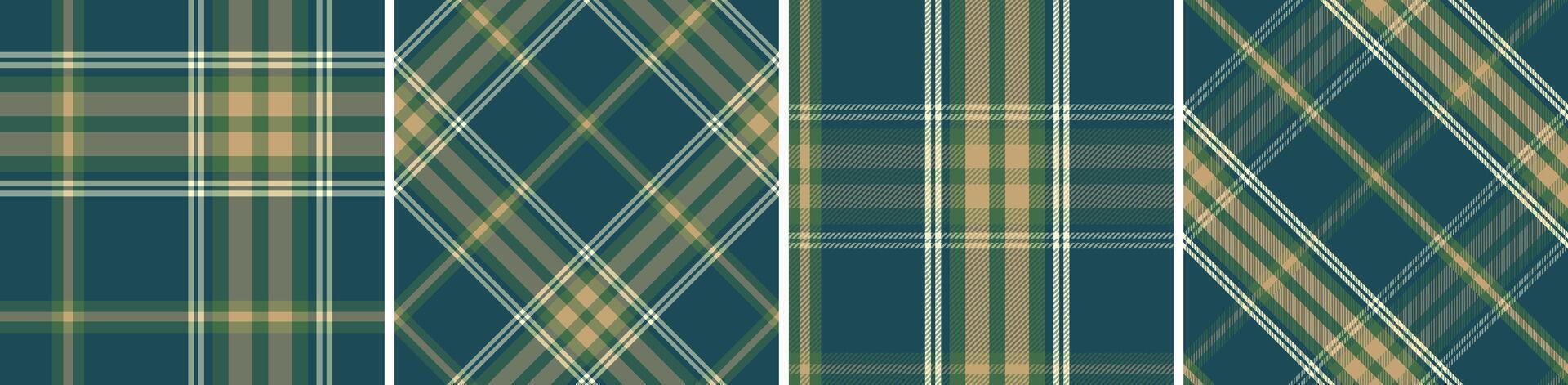 Buffalo plaid seamless check plaid skirt, tablecloth, blanket, duvet other modern fashion print. vector