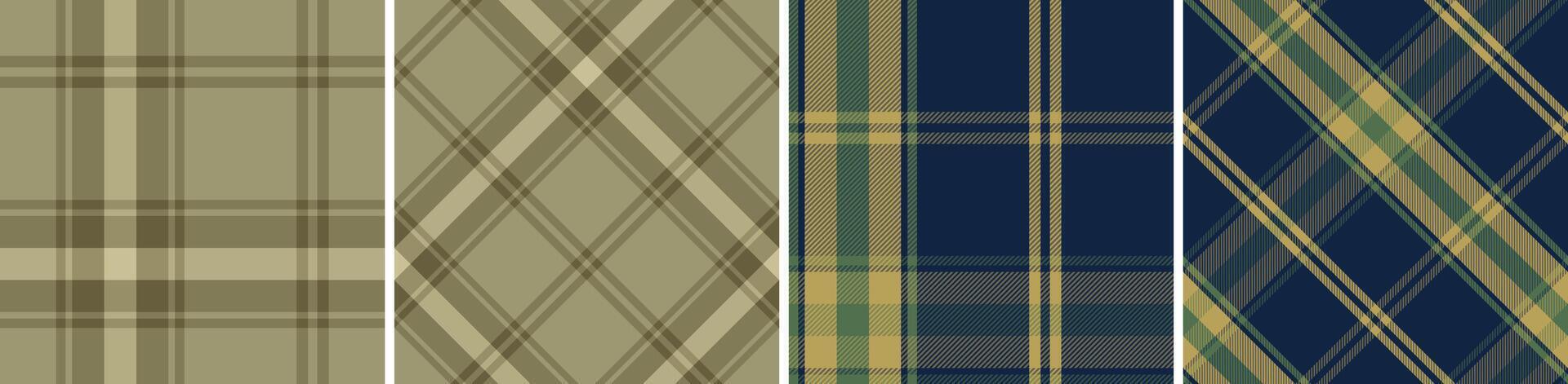 Buffalo plaid seamless check plaid skirt, tablecloth, blanket, duvet or other modern fashion print. vector