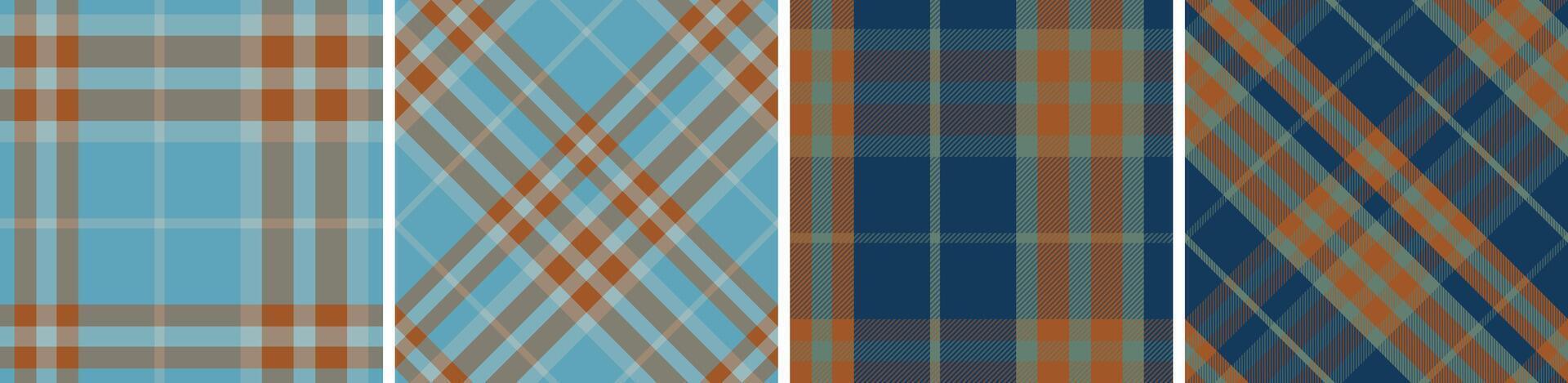Buffalo plaid seamless check plaid for skirt, tablecloth, blanket, duvet other modern fashion print. vector