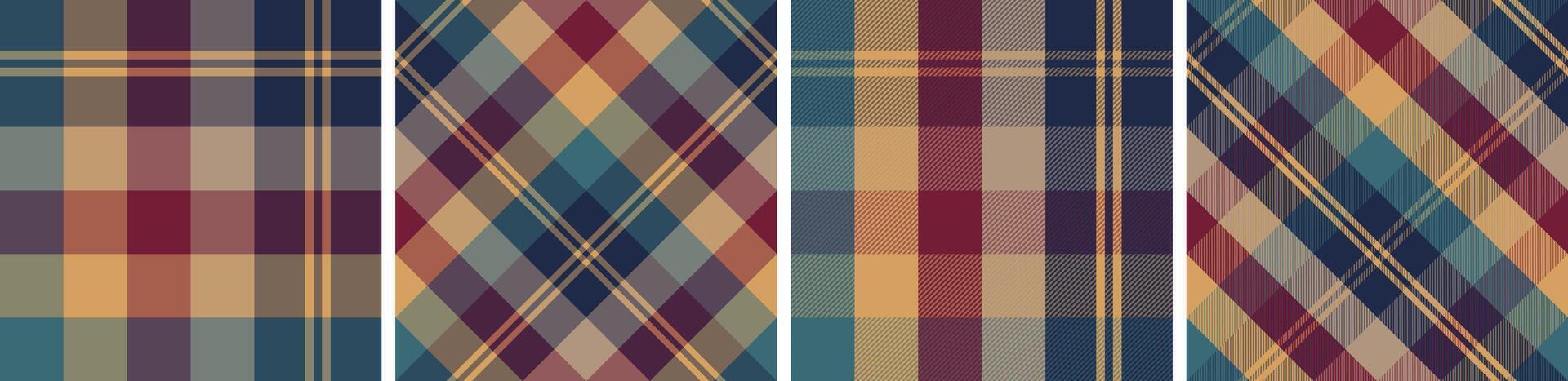 Gingham design seamless pattern tartan plaid for dress check,flannel skirt, other modern and fashion print. vector