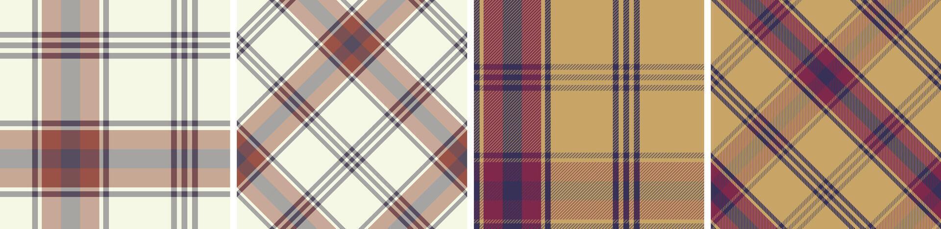 Seamless check pattern plaid for dress ,flannel skirt, other modern and fashion print. vector