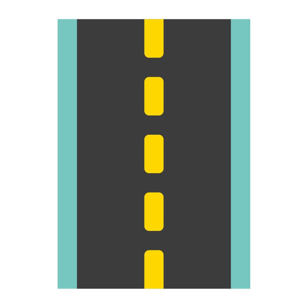 Electric Vehicle on Road Illustration vector