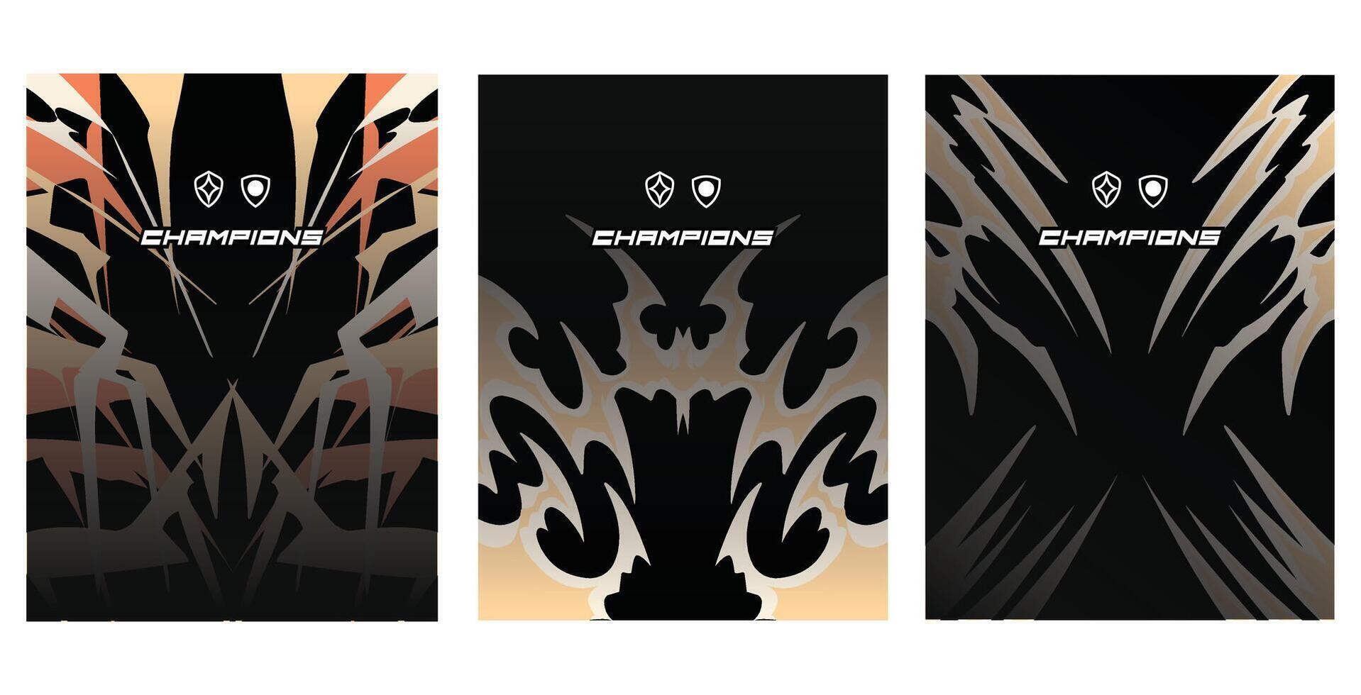 Gaming Meets Art Jerseys with a Fighters Spirit vector