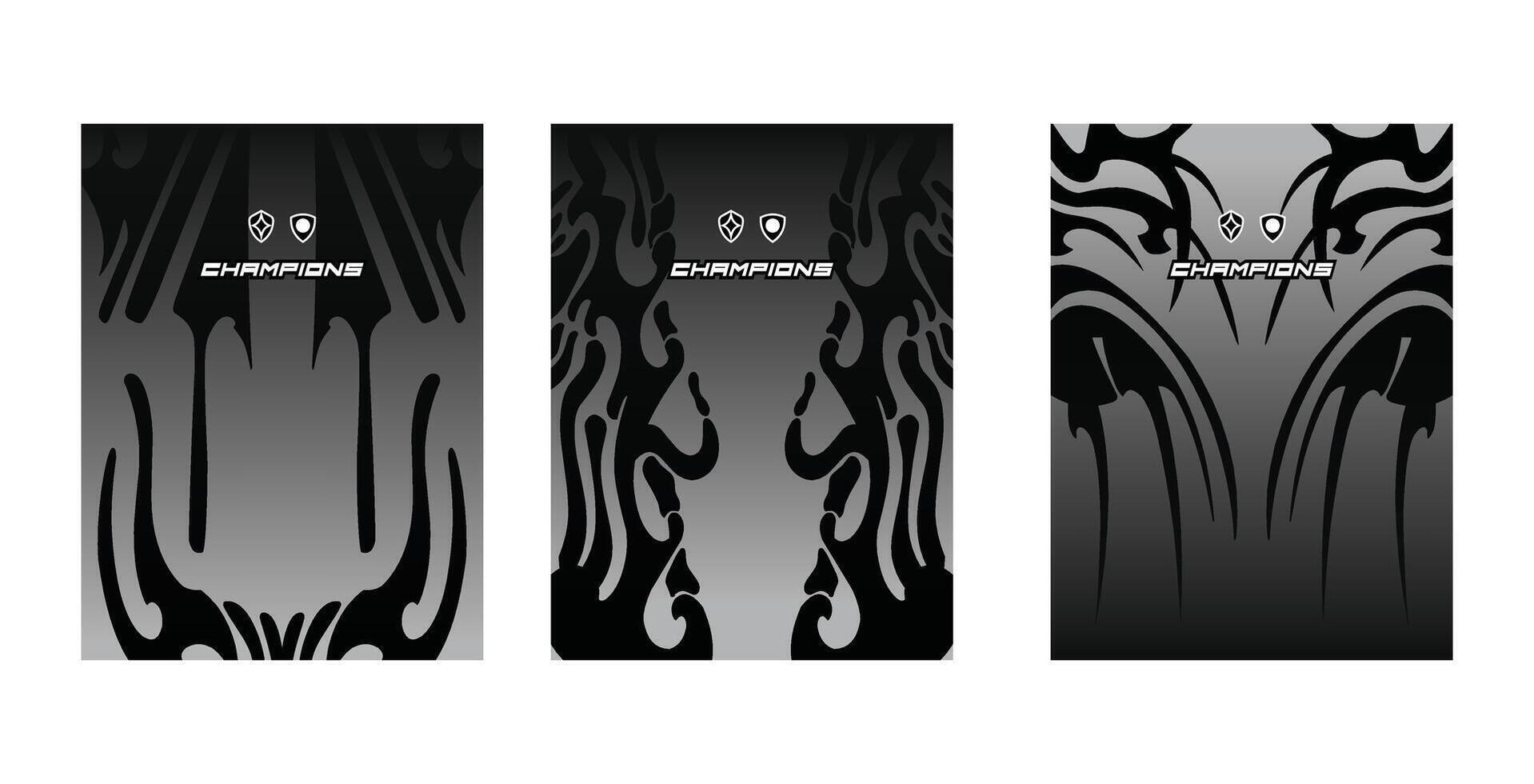 From Chaos Comes Design Tribal Jerseys for the Fearless vector