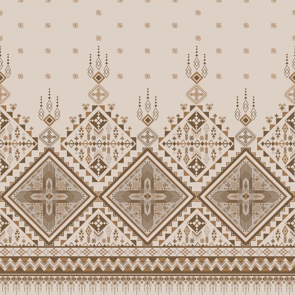 beautiful soft brown color geometric pattern vector