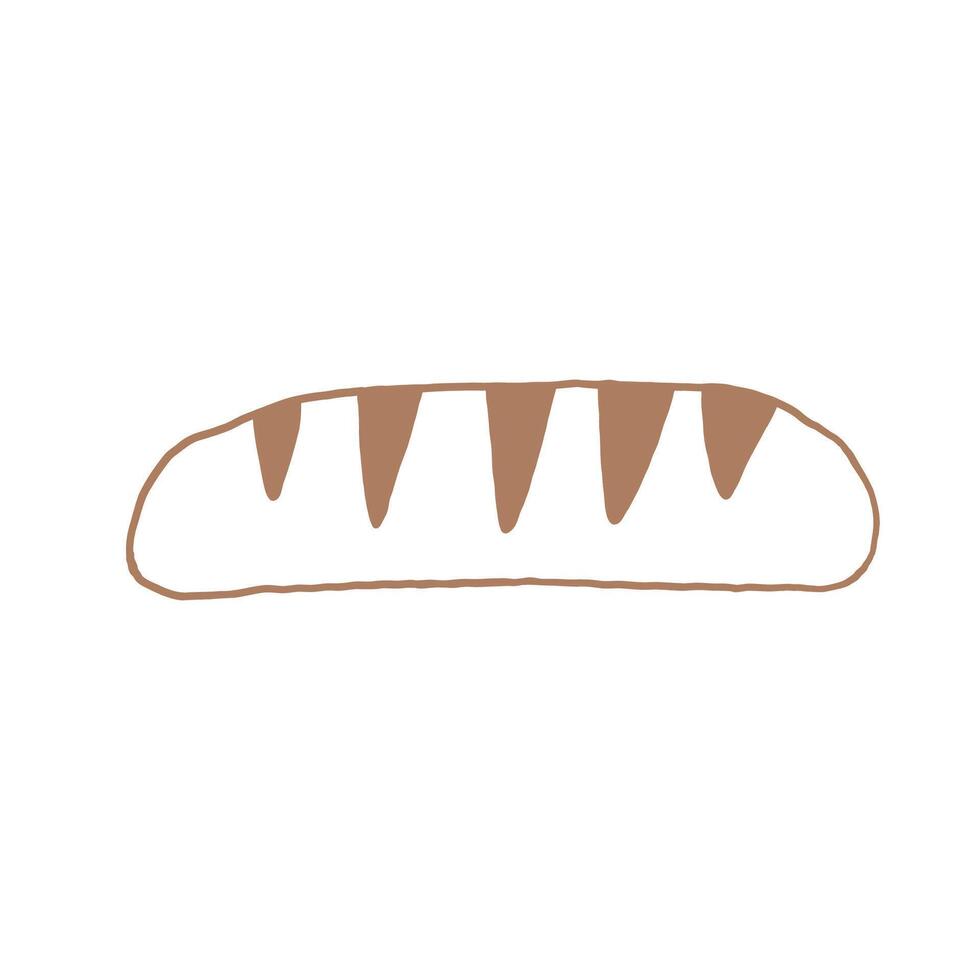 hand drawn sourdough logo illustration vector