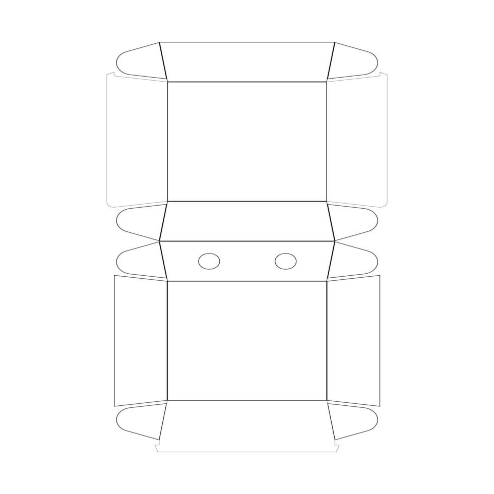 Pizza box design vector