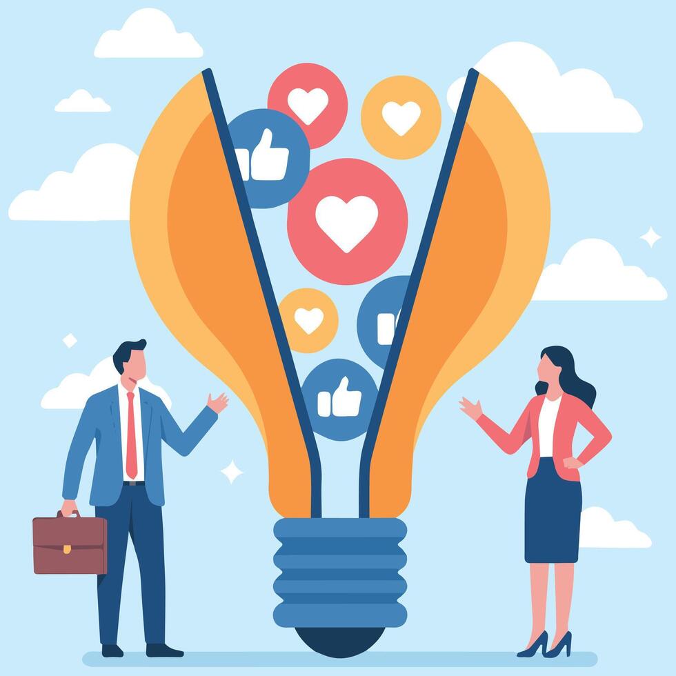 Social media discussion vector
