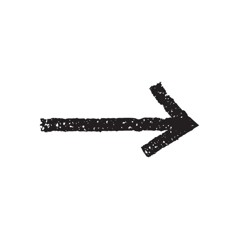Hand drawn arrow graphic design vector