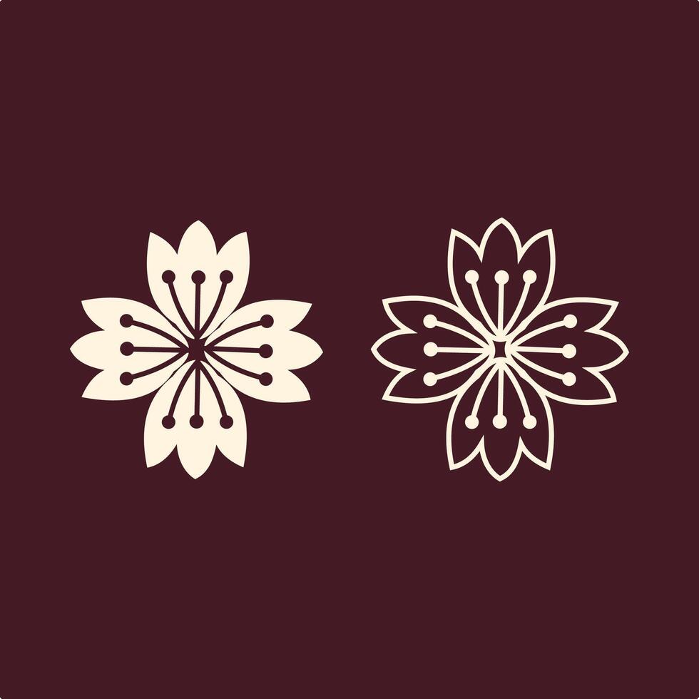 Flowers trendy useful important Illustration design ravishing colorful background vector