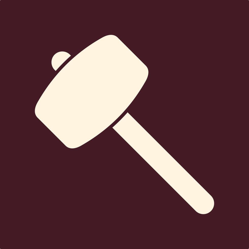 Hammer trendy useful important Illustration design likely colorful background vector
