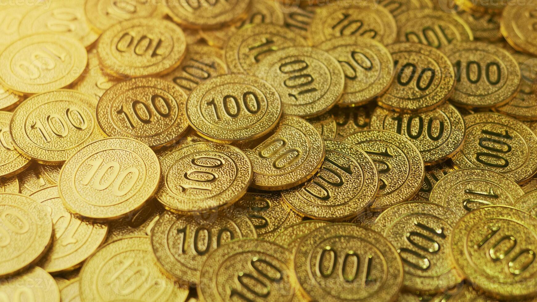 Gold Financial Assets Wealth and Financial Success Business. photo