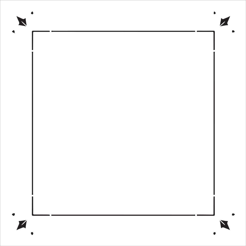 Square frame template free download vector