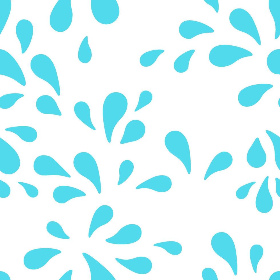 seamless pattern with water drop vector