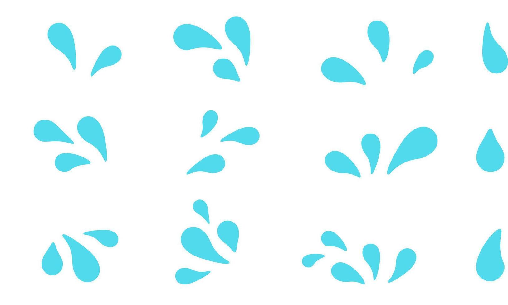 water droplet set vector