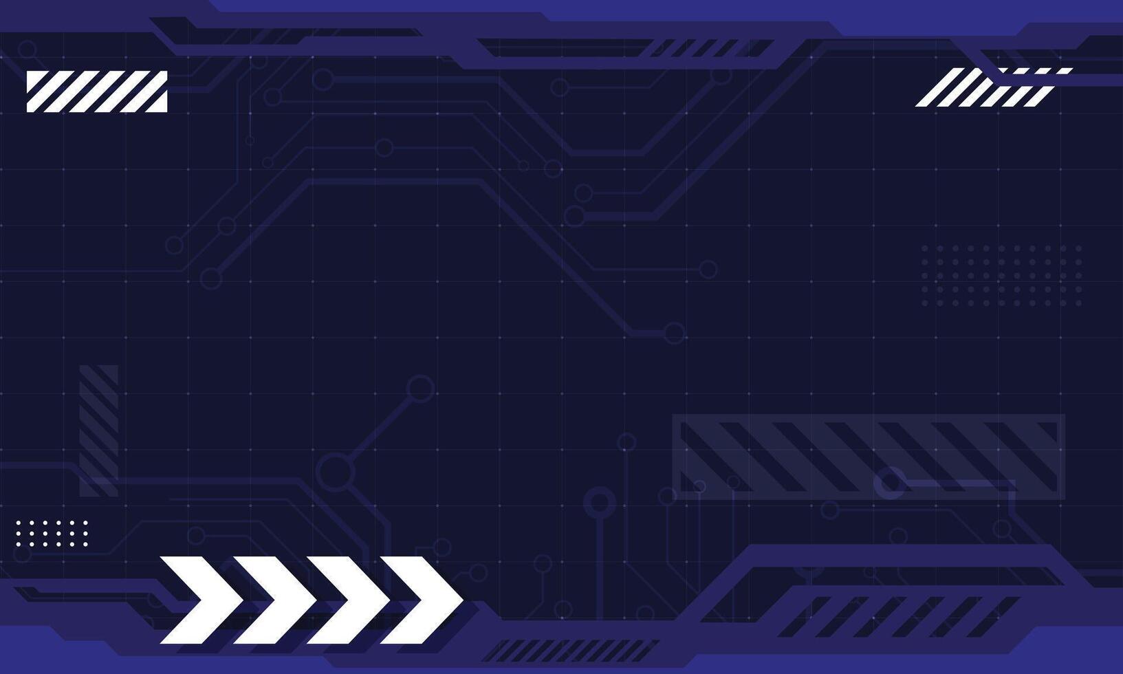 Abstract technology circuit board border background vector
