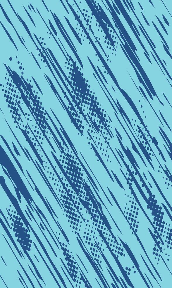 Abstract blue diagonal stripes and halftone texture background vector