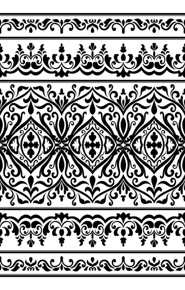 Ethnic Tribal Patterns, Vintage Coil Lines, Native vector