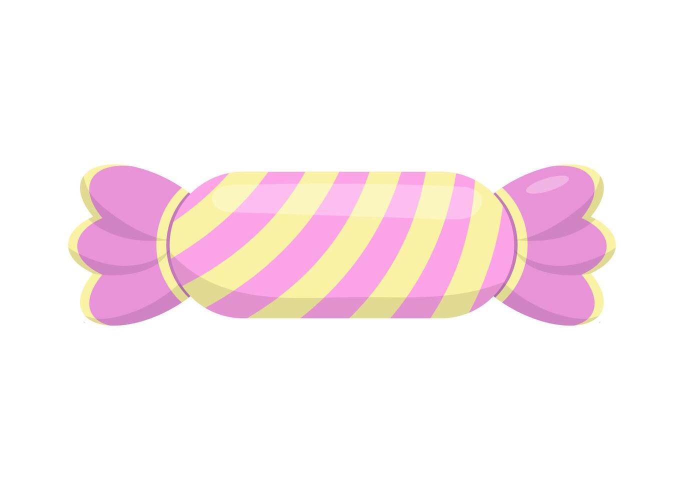 Colorful candy drawing for a love gift. Pink candy. vector