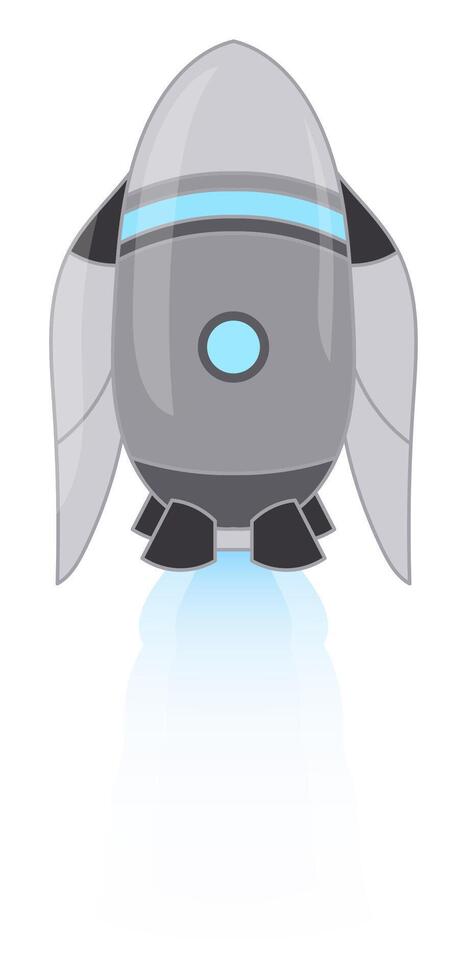 Rocket Cartoon Drawing, Rocket Launch, Science and Technology vector