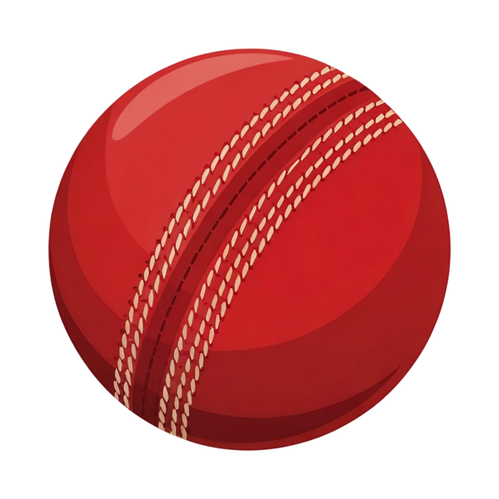 clipart image of a red cricket ball png