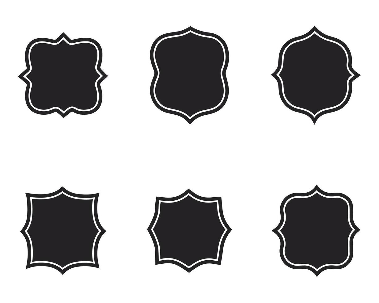 Set of decorative frame vector
