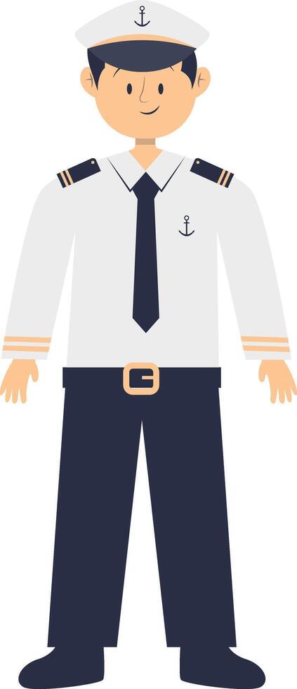 Illustration of Man Profession with Flat Design vector