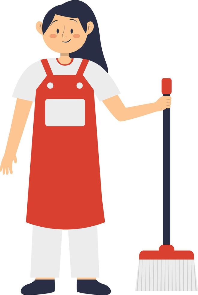 Illustration of Woman Profession with Cartoon Design vector
