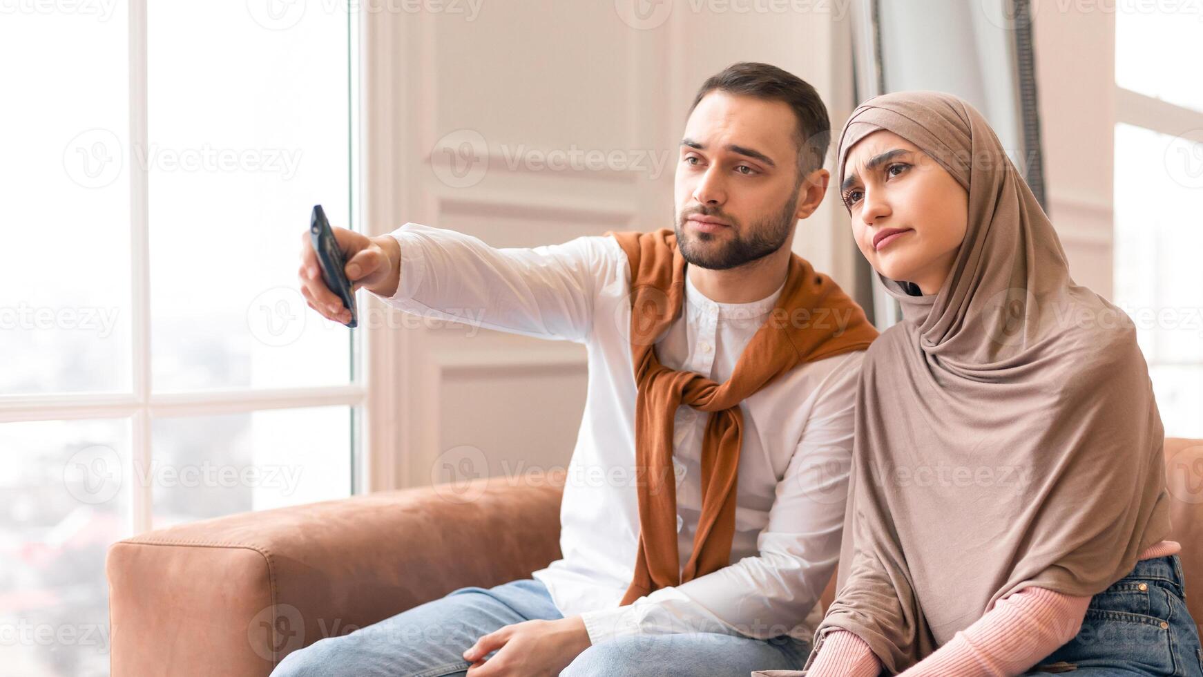 Couple taking a selfie together photo