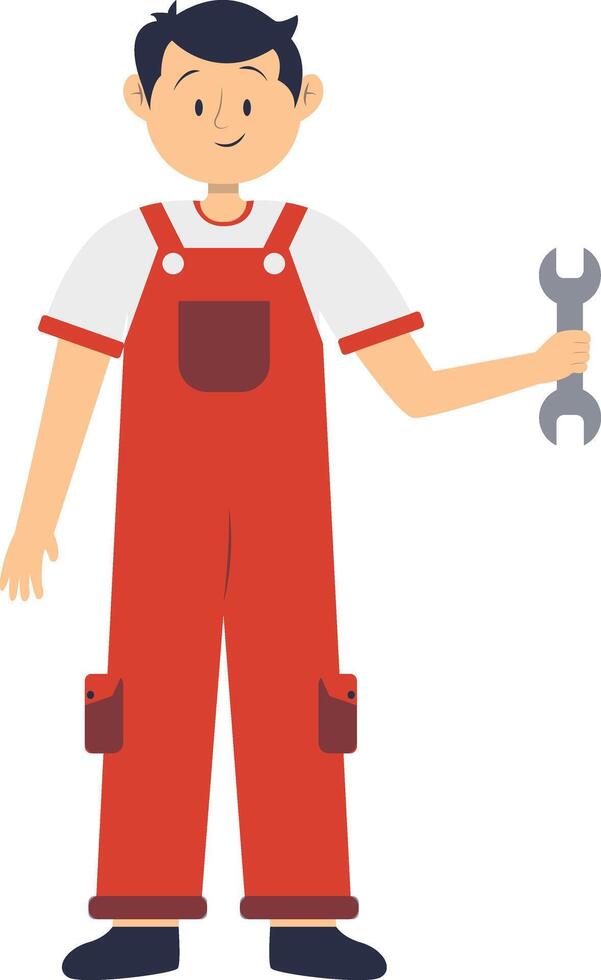 Illustration of Man Profession with Cartoon Design vector