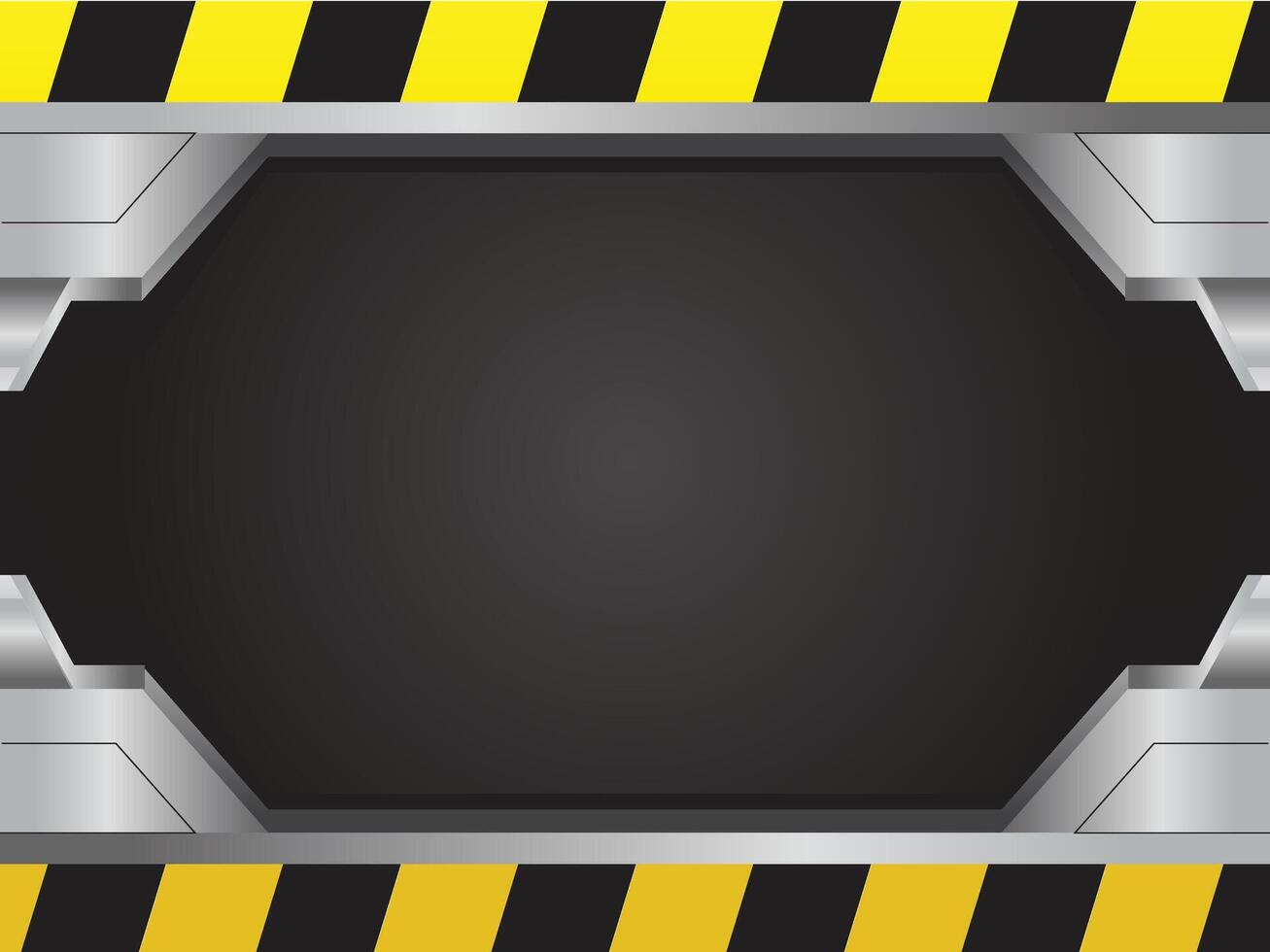 futuristic template safety background construction vector