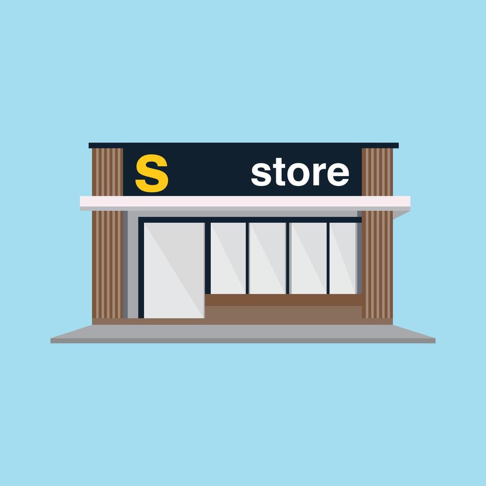 Fastfood Store building restaurant vector