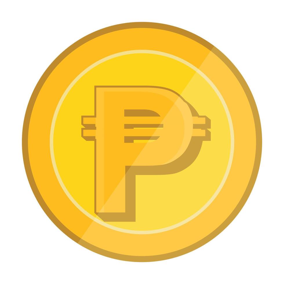 Philippine Peso Coins Money Currency Icon Clipart vector