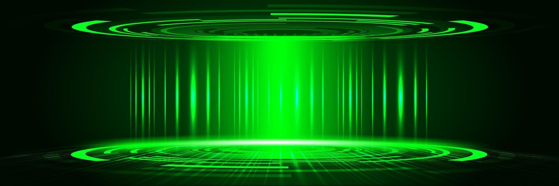 technology green background Banner, Website, Cover, Presentation vector