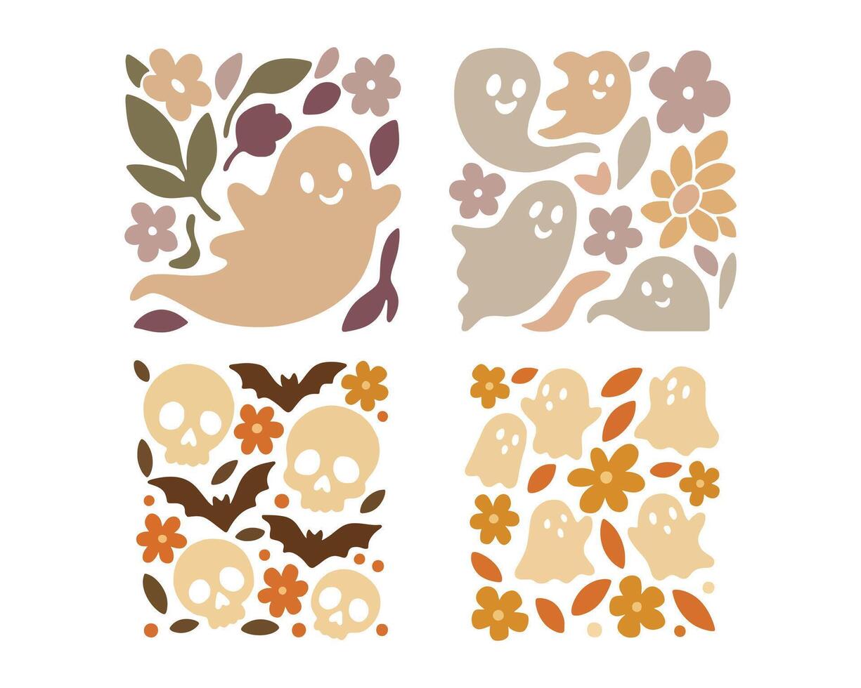 Autumn Vibes Abstract Bundle vector