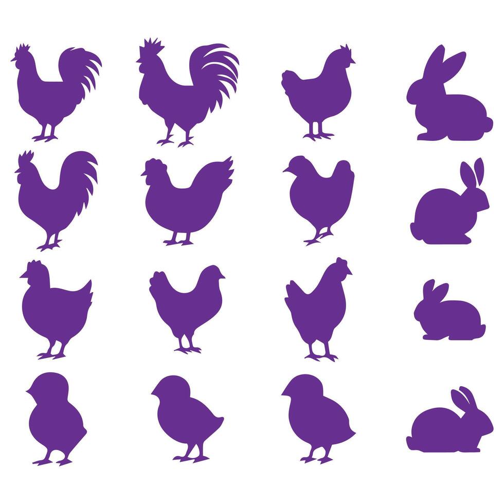 Farm Animal Bundle vector