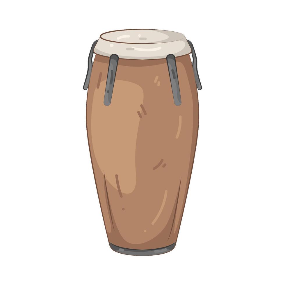 Traditional Conga Drum vector