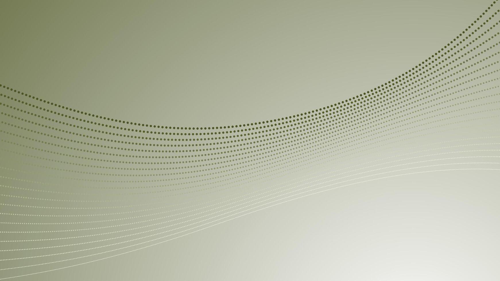 Halftone curve background in army green gradient for digital abstract design and graphic visual layout vector