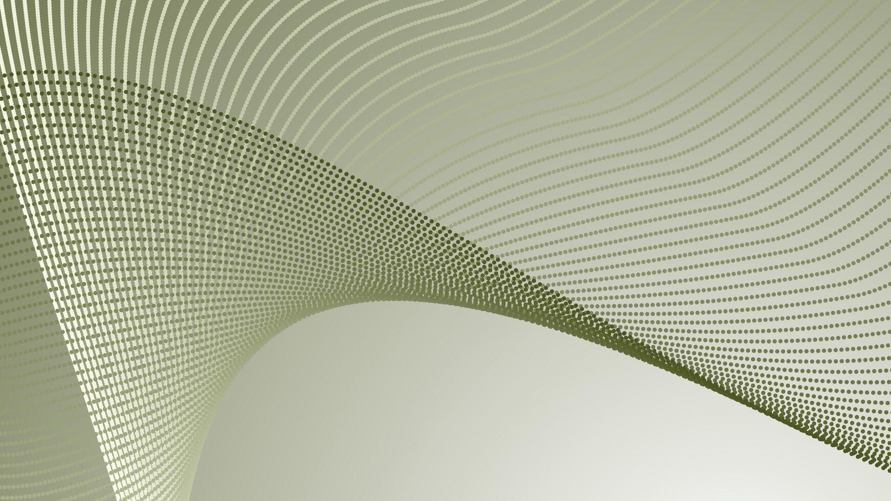 Tactical digital background with green army gradient halftone curve for modern abstract graphic design needs vector