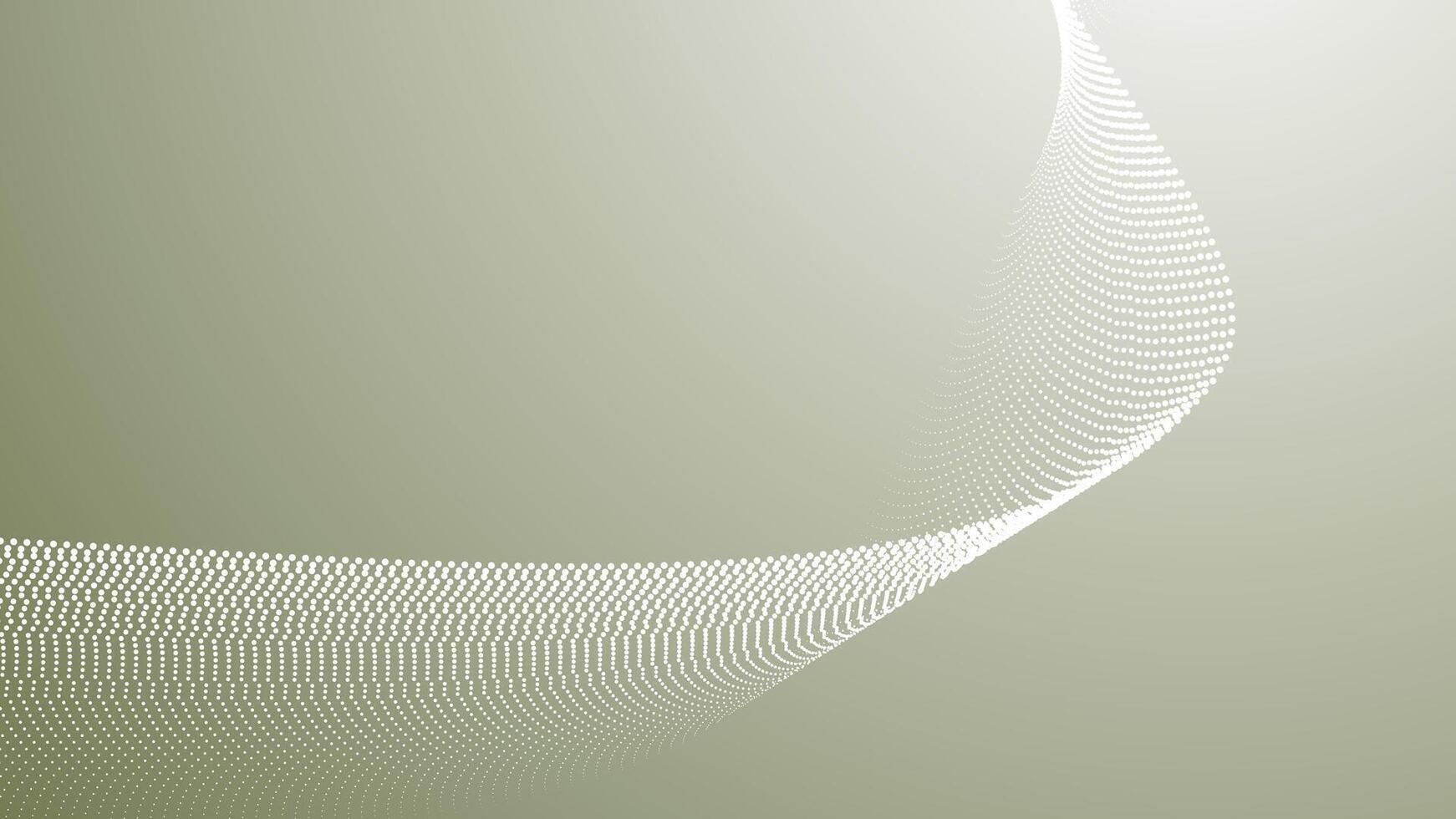 Curved halftone style green army gradient background for abstract design digital graphics and visual projects vector