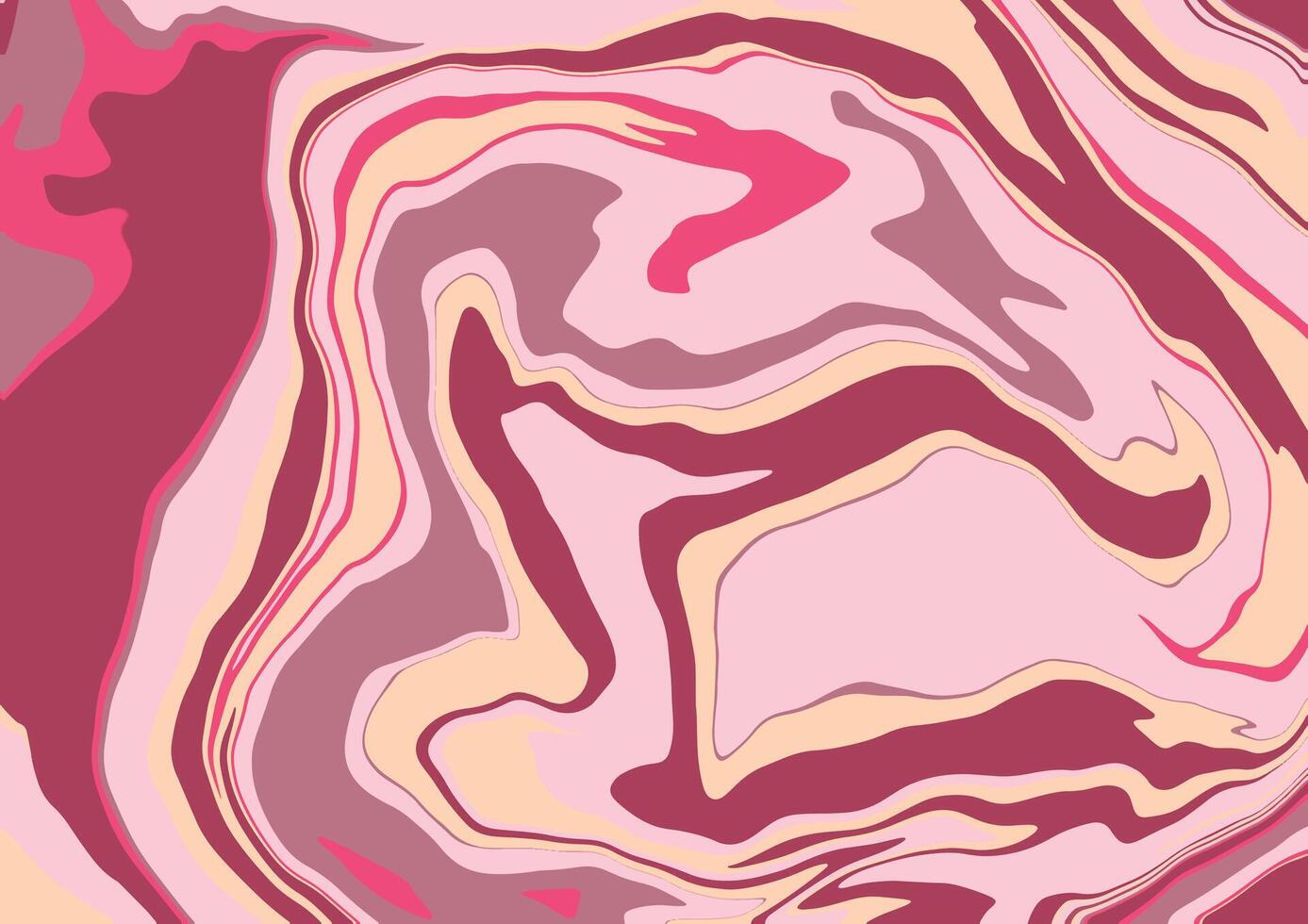 Liquify Abstract Swirls of Pink and Burgundy Abstract Liquid Marble Texture vector