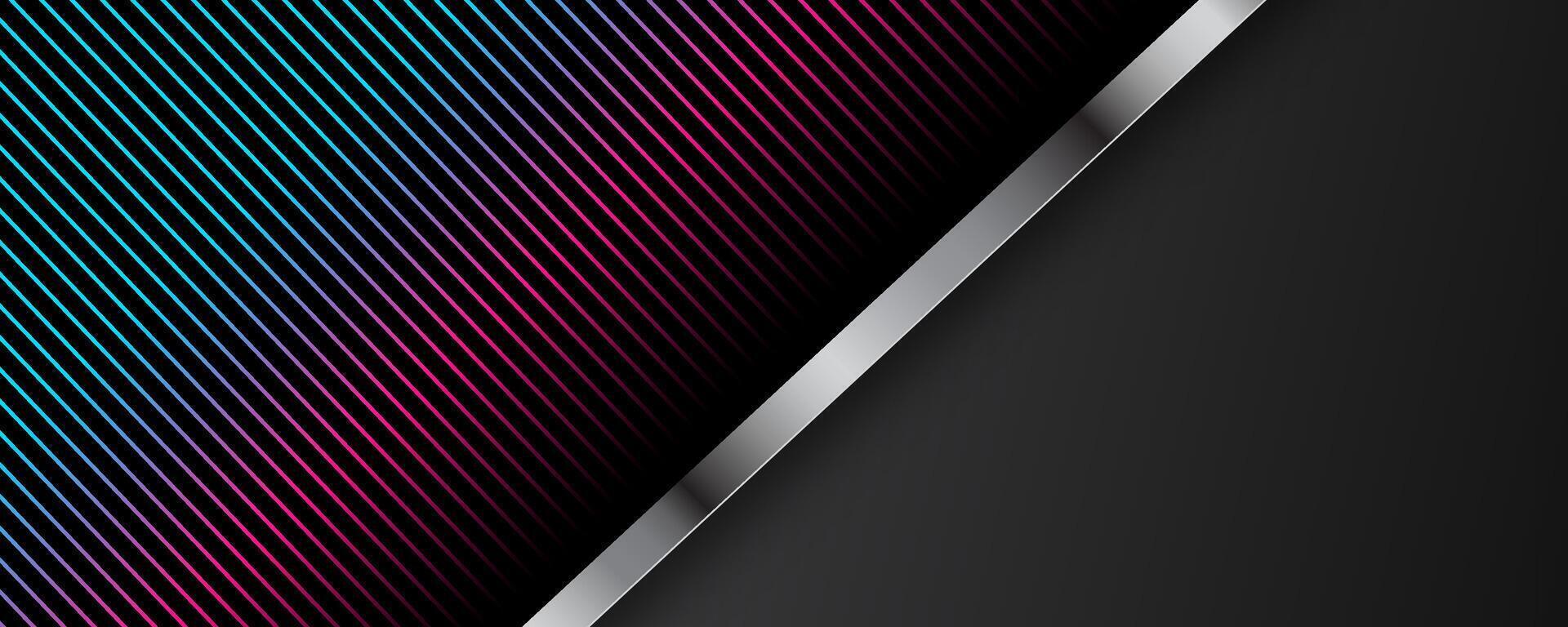 Colorful striped background design vector