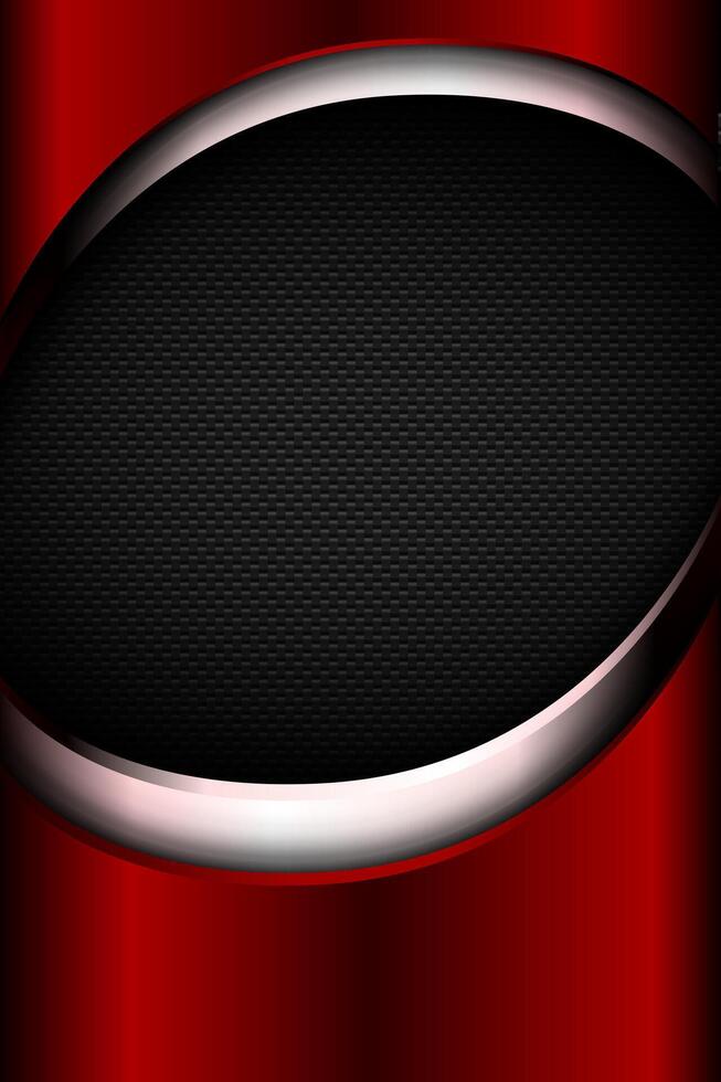 red, black background business flyer template vector
