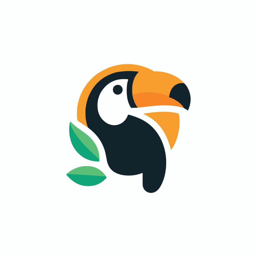 Toucan Bird Logo vector