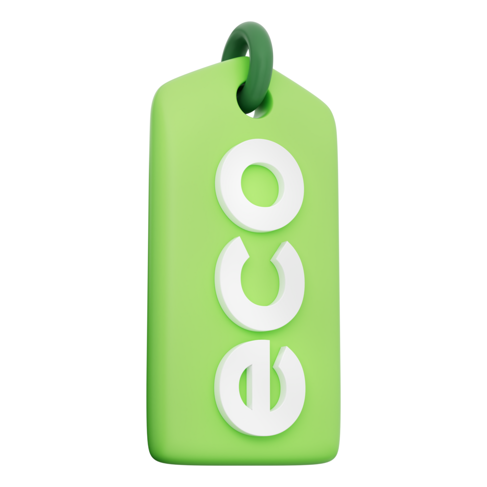 Eco label with green leaf and recycle symbol showing clean nature, organic product, planet care, ecofriendly packaging, environmental concept, sustainable idea, and zero carbon awareness campaign png