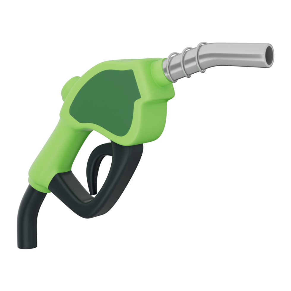 Green Fuel Pump Nozzle Concept Energy Power Station Modern Design png